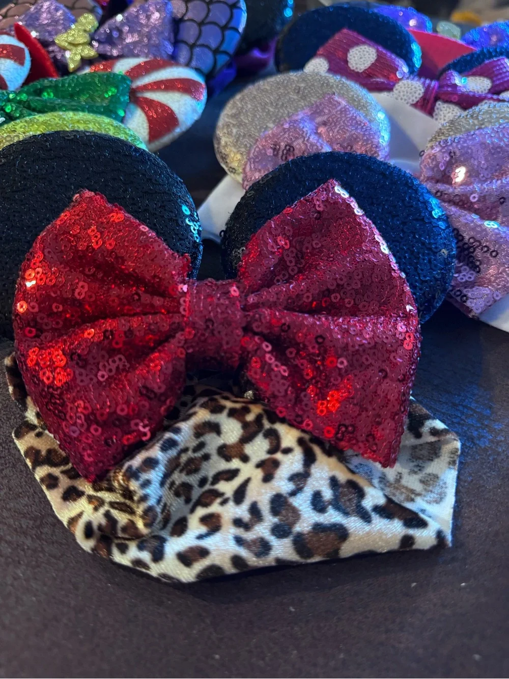 Bulk Lot of 26 Brand New Stretchy Minnie Ear Infant Headbands-Wholesale Pricing